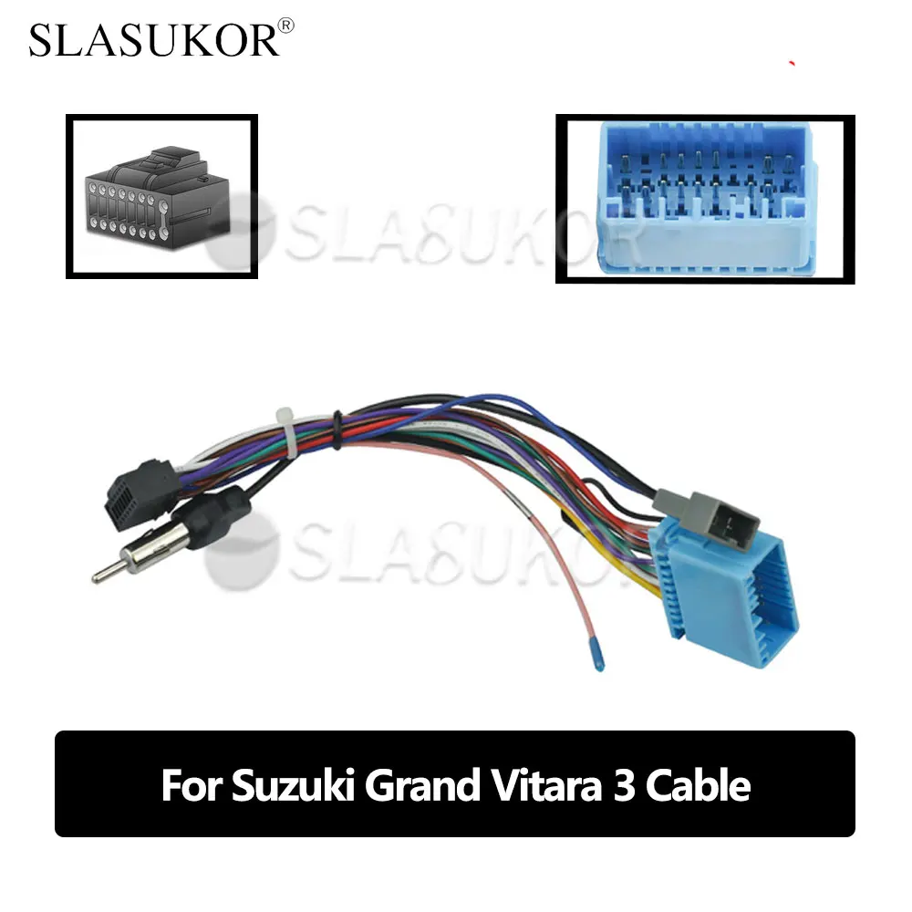 9-дюймовый 2 DIN Android автомобильный для Suzuki Grand Vitara 3 2005 2006 2007 2008 2009 2010 2011 2012 - 2015 рамка