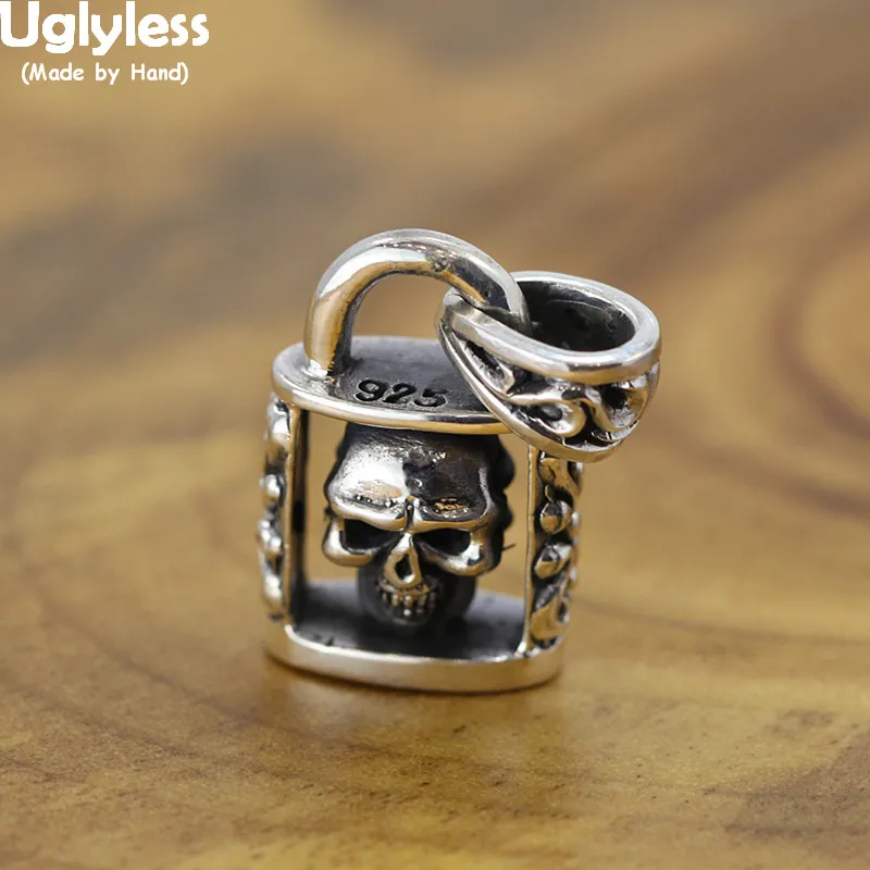 Кулон унисекс в виде черепа без цепей серебро 925 пробы|Подвески| |