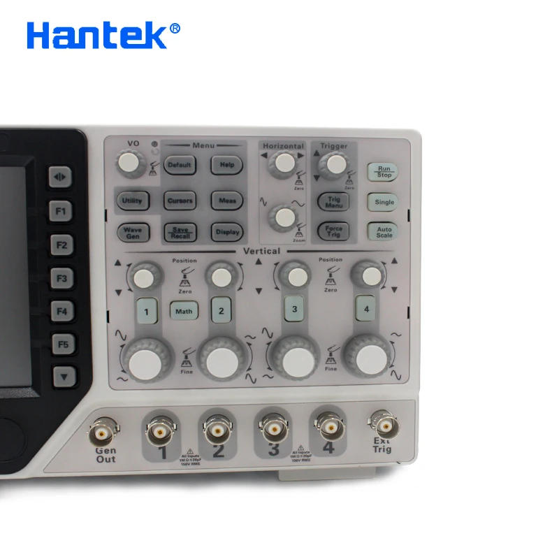 Hantek DSO4254C цифровой осциллограф 4 канала 250 МГц ЖК ПК портативный USB + EXT DVM Функция