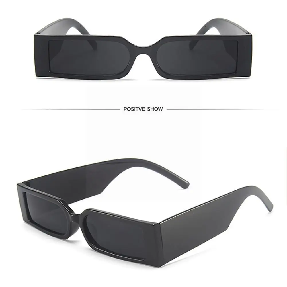 

Fashion Retro Hip Hop Glasses Vintage Square Rectangle Glasses Modern Trendy Glasses For Adult Women Men A0t2