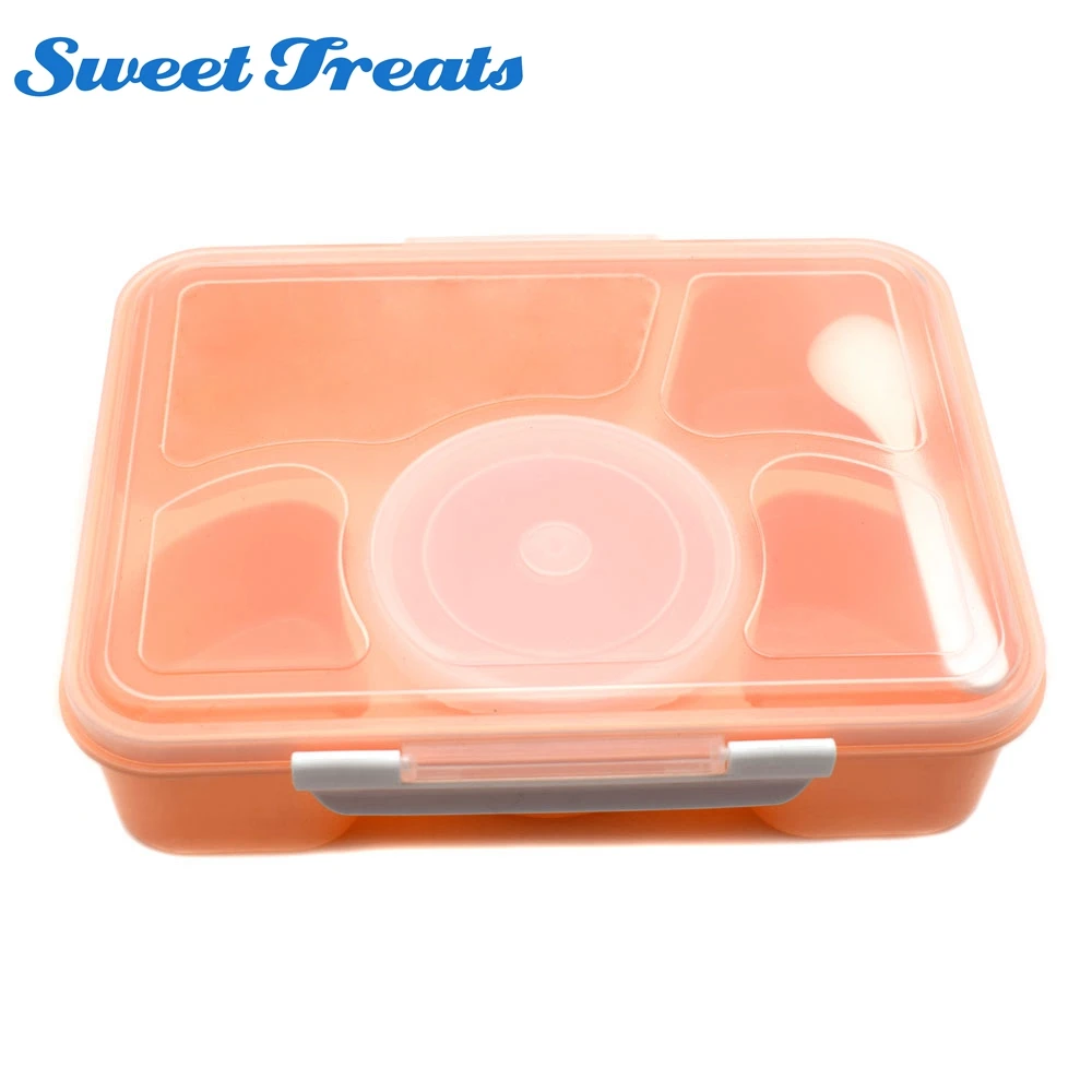 Портативный Ланч бокс 5 + 1 для микроволновой печи с ложкой|box storage container|storage food