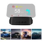 Автомобильный сканер HUD бортовой компьютер умные датчики ветрового стекла дисплей на лобовое стекло GPS-навигация OBD2 Bluetooth проекция спидометра