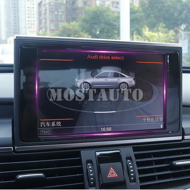 Для Audi A6 A7 S6 S7 закаленное Стекло GPS навигации Экран протектор 2012 2018 1 шт.