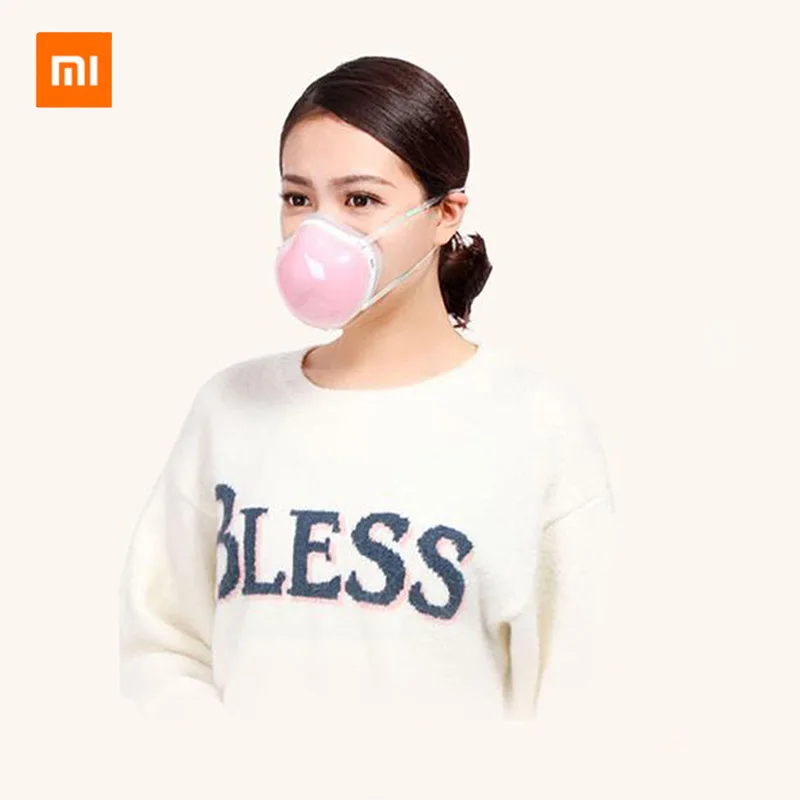 Новинка 2020 электрическая маска Xiaomi Q7 с защитой от смога и без удушения для подачи