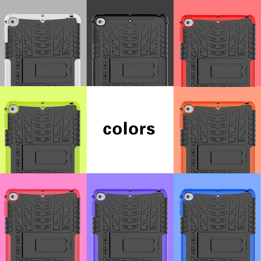 Чехол для планшета iPad Mini 4 5 сверхмощный гибридный прочный силиконовый чехол 2 в 1
