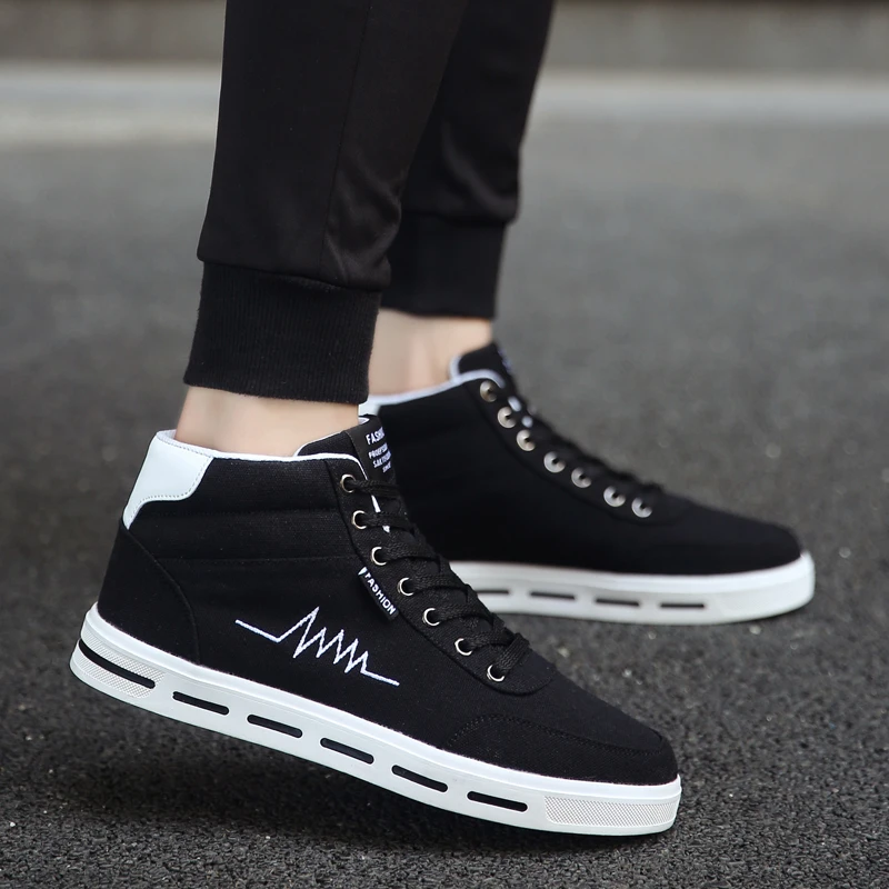 

Mens Canvas Non-slip Anti-Odor Precision Stitching Vulcanized Shoes 2021 Arrival Men Autumn Stylish Classic Round Sneakers