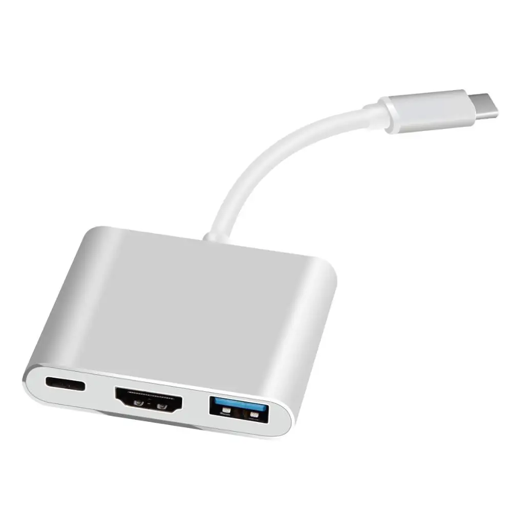 USB-C к HDMI 3 в 1 кабель конвертер USB адаптер hdmi usb для Samsung Apple Macbook 1080P Thunderbolt |