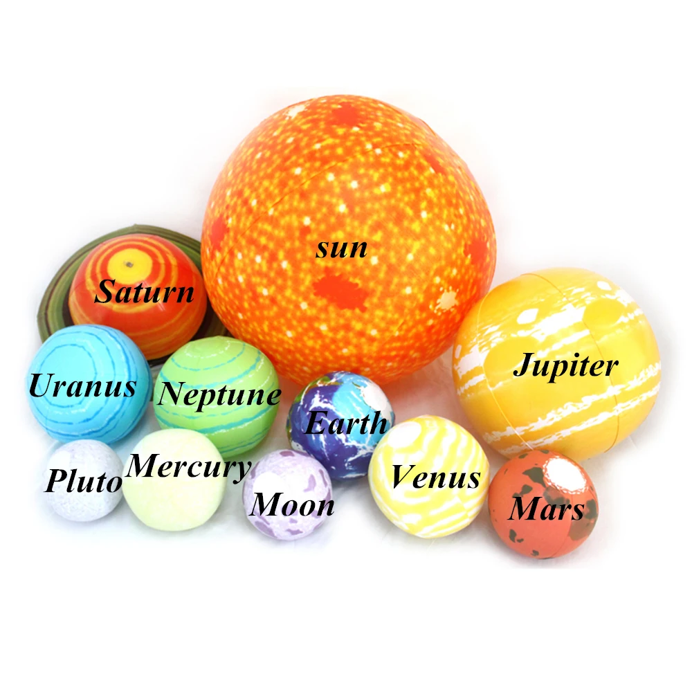 8 шт./компл. солнечные галактические воздушные шары обучающая модель воздушных