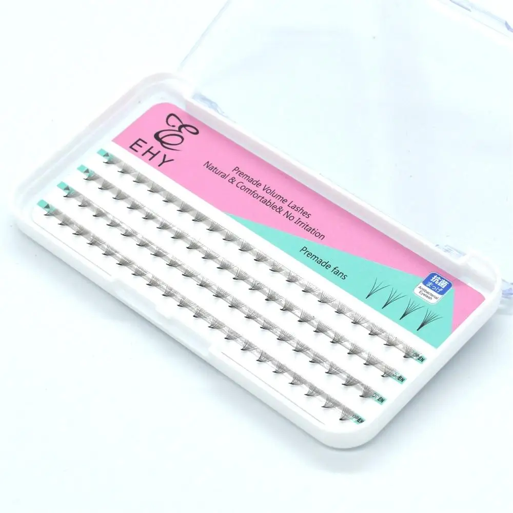 

10D пуховые ресницы с коротким стержнем, 5 мм, нижние ресницы для наращивания, готовые ресницы для объема, густые натуральные мягкие Индивидуа...