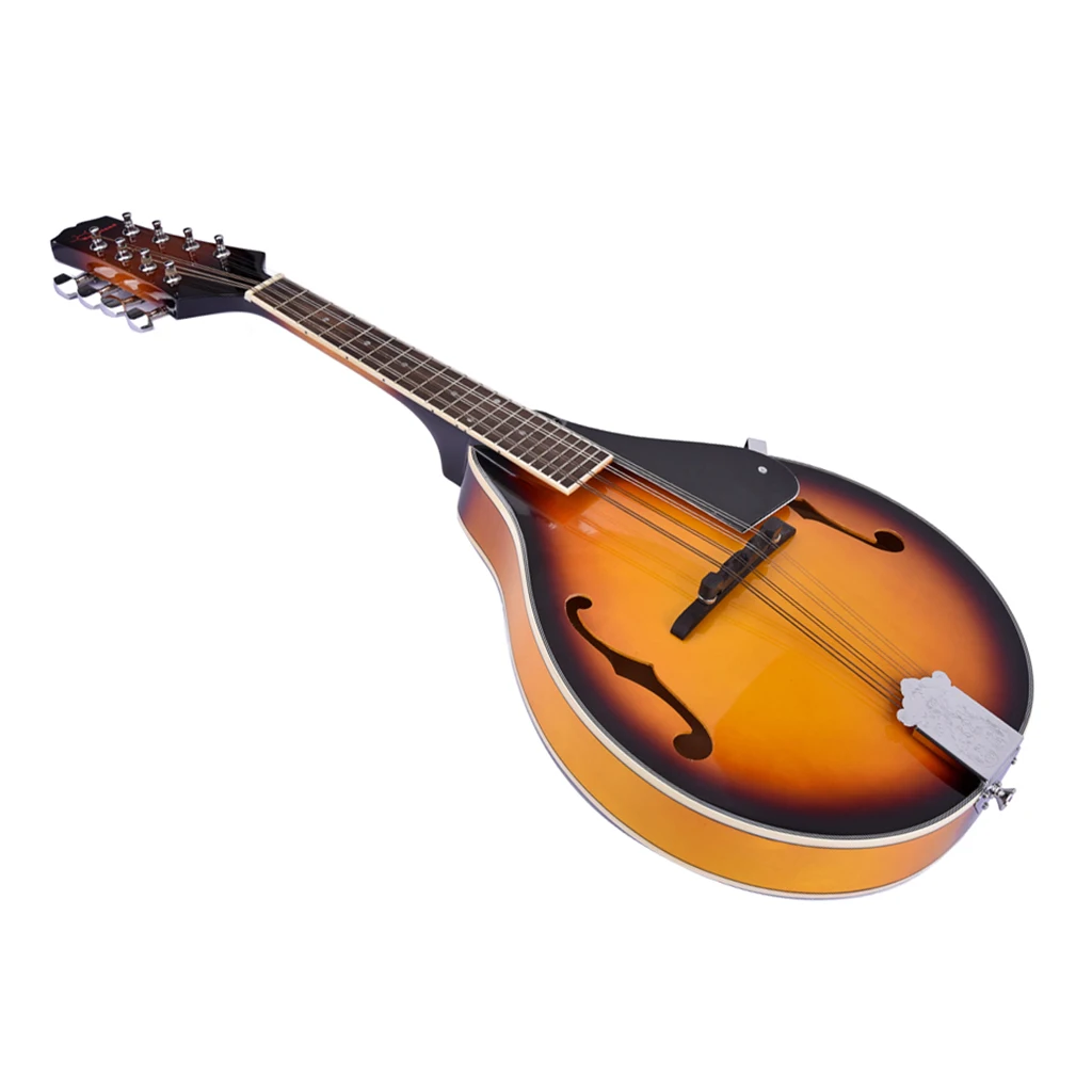 Акустическая электрическая гитара Mandolin музыкальный инструмент из красного