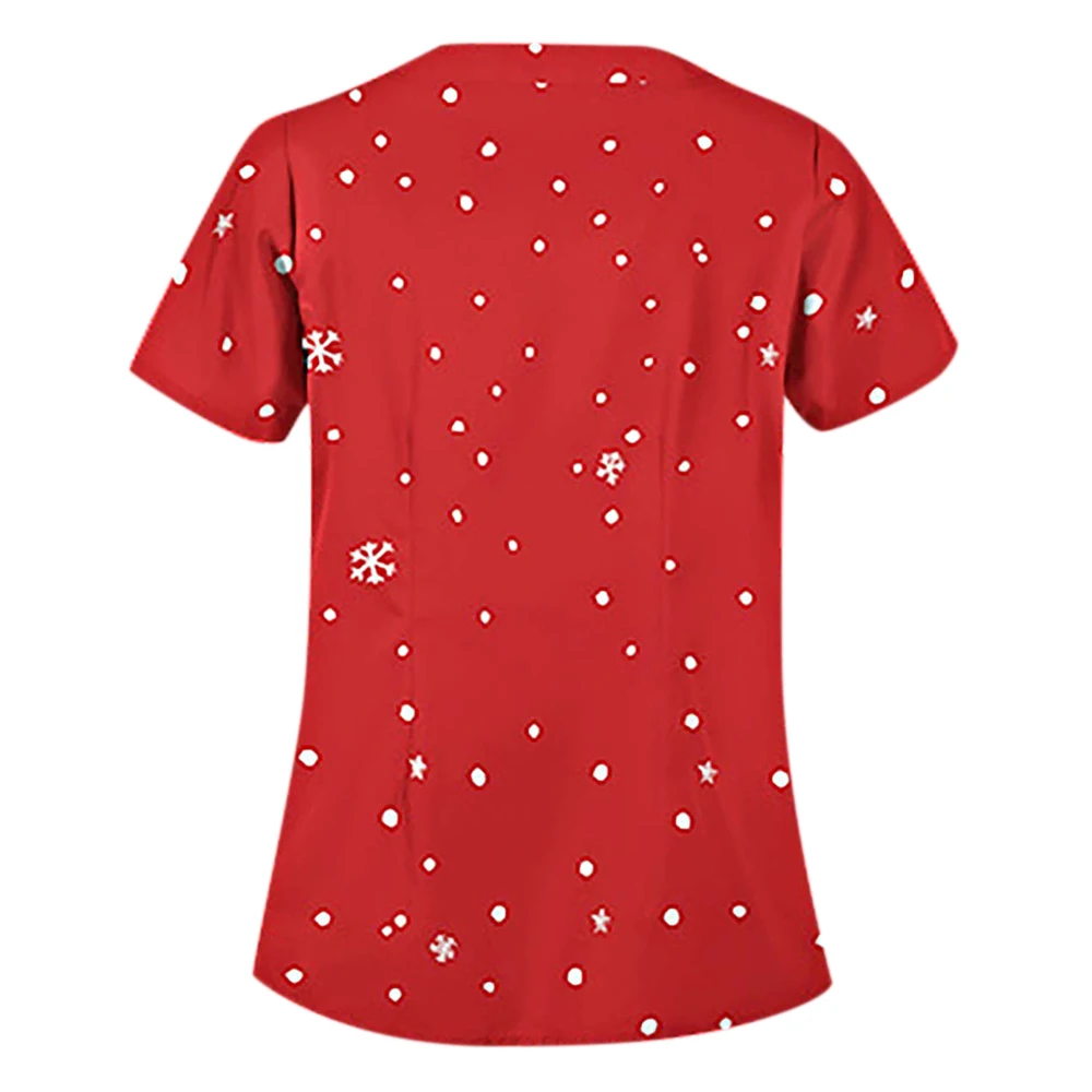 Рабочая форма футболка с V-образным вырезом униформа медсестры женская