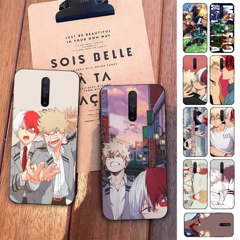 

My Hero Academia Shoto Todoroki Katsuki Bakugo Phone Case for Redmi 5 6 7 8 9 A 5plus K20 4X S2 GO 6 K30 pro