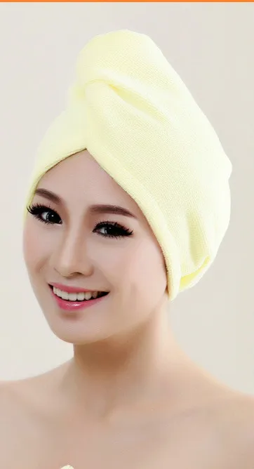 Густые сухие волосы шапочка для душа из микрофибры девочек полотенце