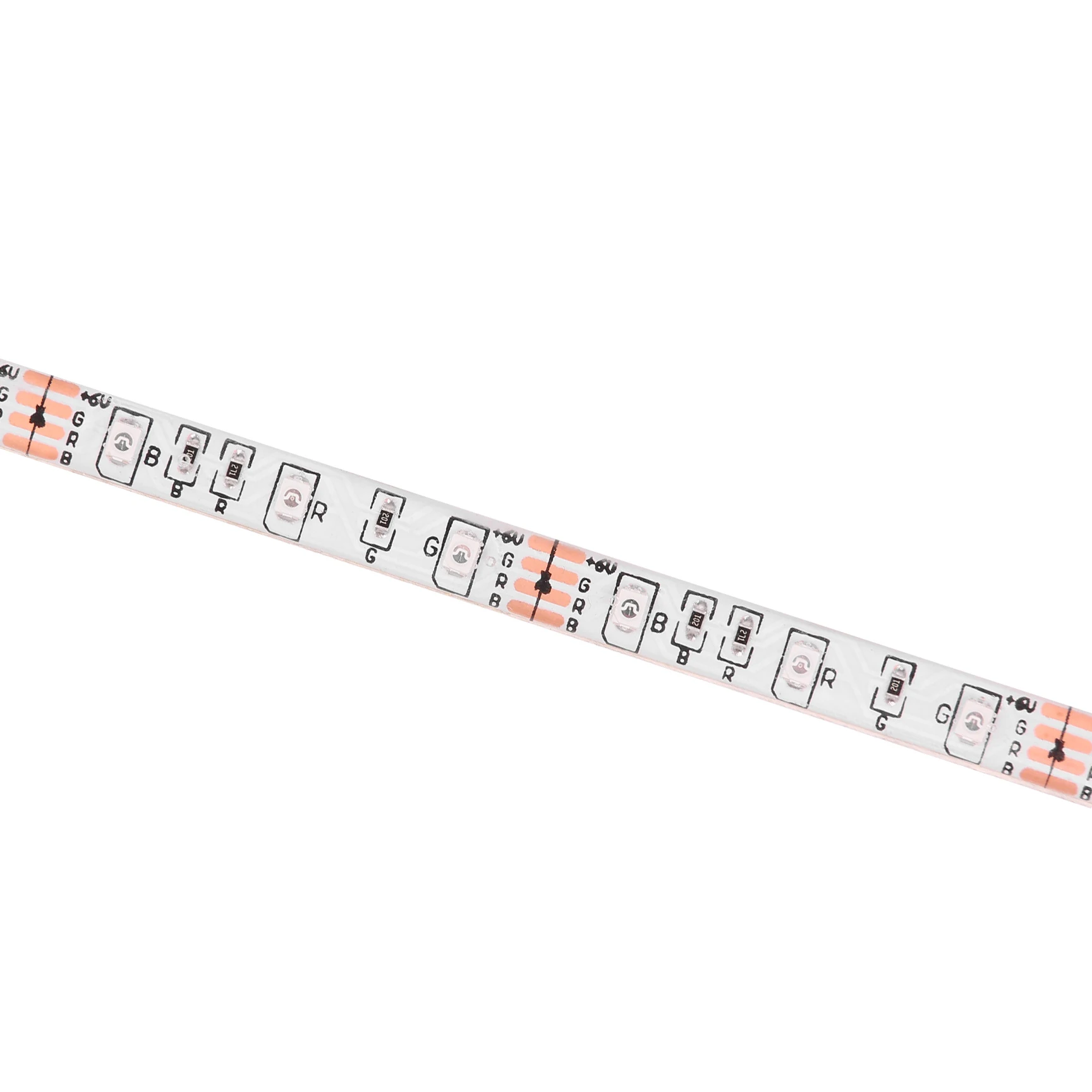 Светодиодная лента гибкая светящаяся 2835SMD для подсветки ТВ 5 В пост. тока 1/2/3/4/5
