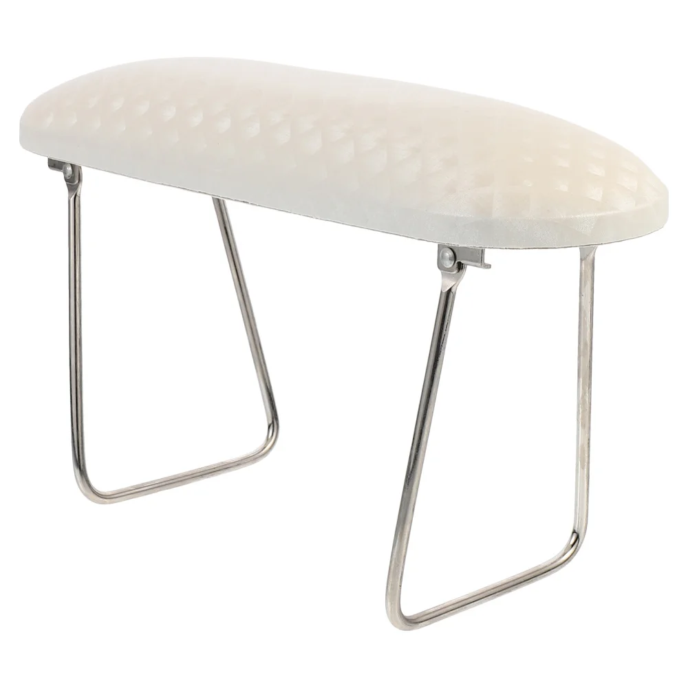 

Nail Arm Rest With Folding Bracket PU Leather Nail Art Pillow for Salon and Home