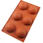 Силиконовая полусферическая форма для торта, форма для кексов, печенья, выпечки, форма для торта, рельефное устройство для хлеба, печенья