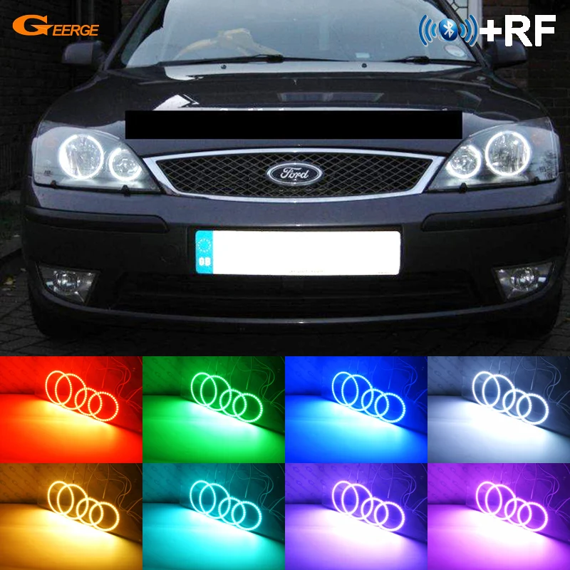 Для Ford Mondeo MK3 2000 2001 2002 2003 2004 2005 2006 2007 RF remote Bluetooth APP многоцветный ультра яркий RGB