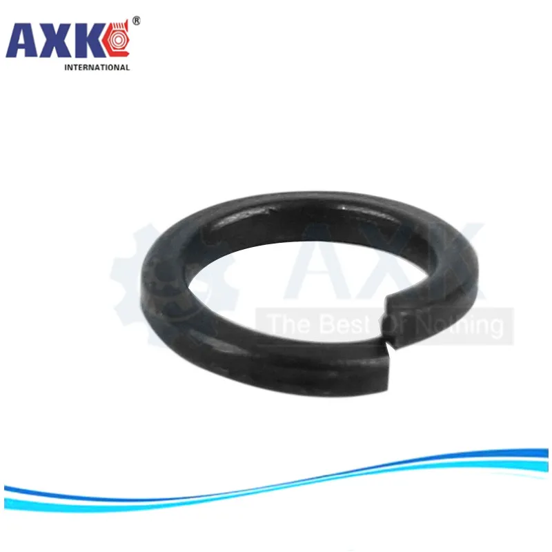 AXK M4/5/6/8/10/12/14/16/18/20/22/24/27/30/33/36 Shells Pad Black Spring Lock Washer Car Elastic Gasket 8-level spring pad | Обустройство