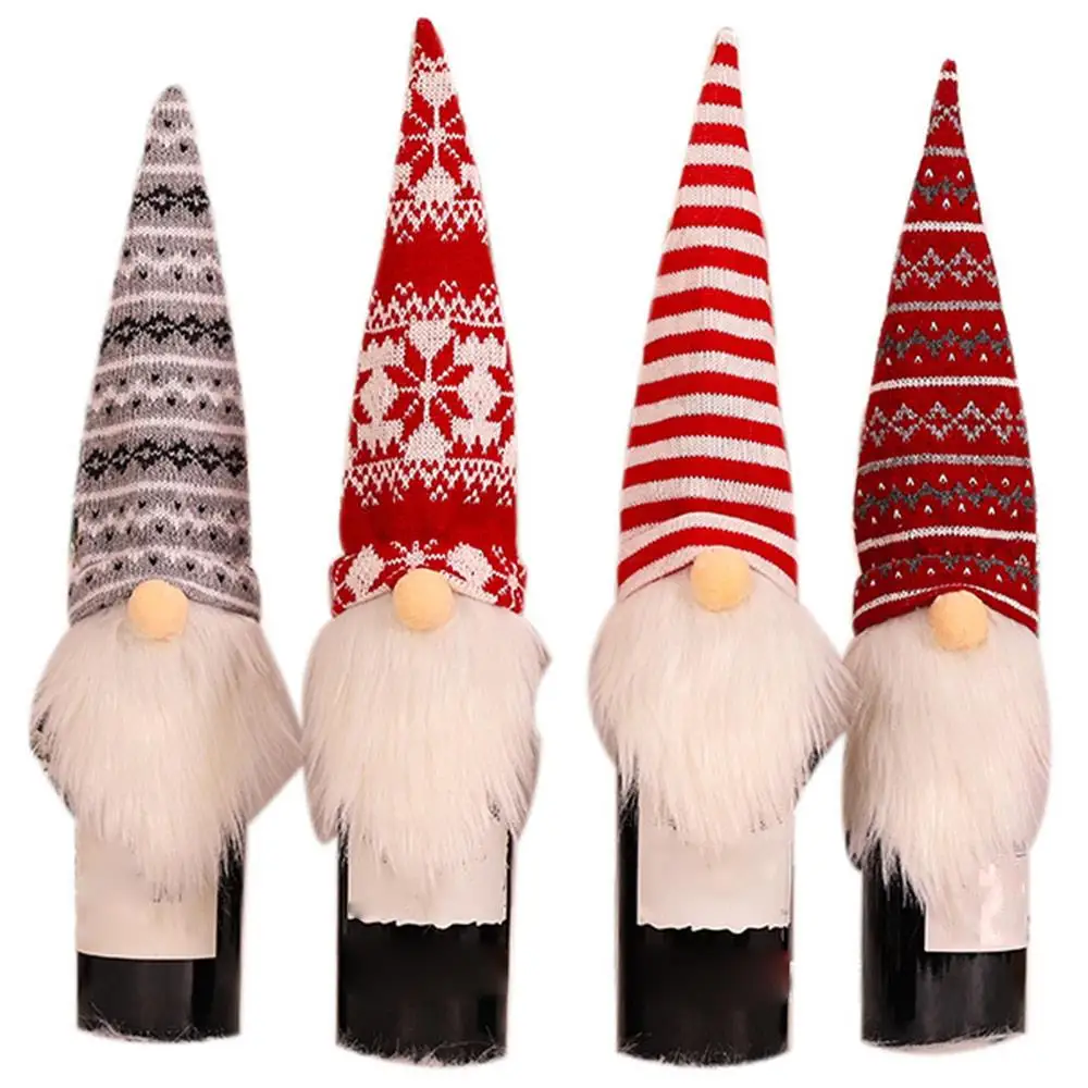 

Wine Bottle Cover Home Table Decoration Decorations Party Christmas Gift Holidays Xmas