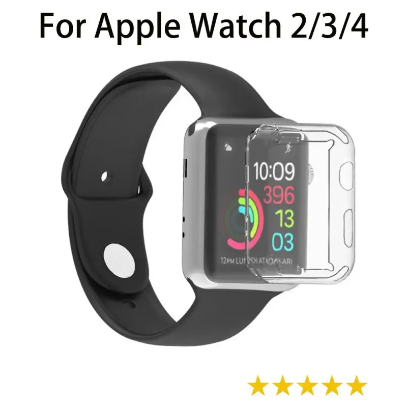 

TPU Case Anti-drop Shell 38/42/40/44mm Smart Watch Frame Iwatch Protection For Apple Watch/2/3/4 Wearable Devices Accessories