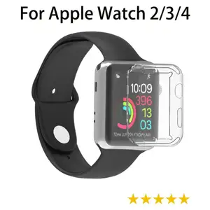 tpu case anti drop shell 38424044mm smart watch frame iwatch protection for apple watch234 wearable devices accessories free global shipping