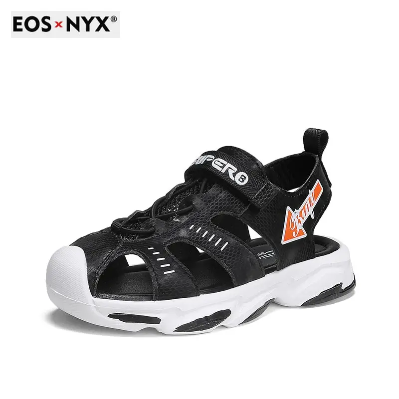 Детские повседневные сандалии EOSNYX светильник дышащие пляжные туфли мягкая