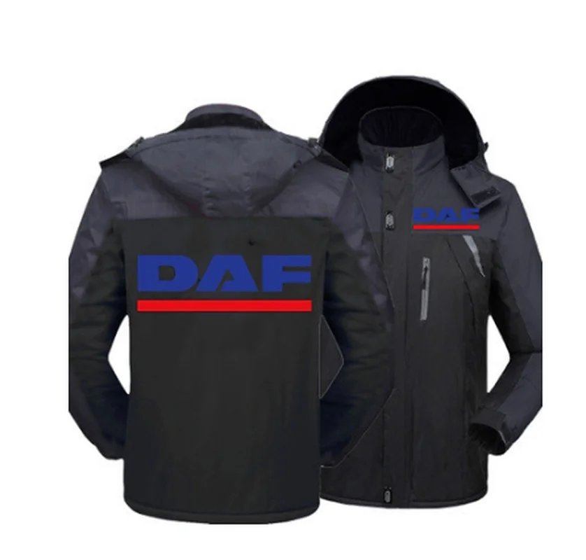 

2021 Winter Jacket Men for DAF Thick Warm Coat Male Windproof Hooded Outwear Casual Mountaineering Overcoat