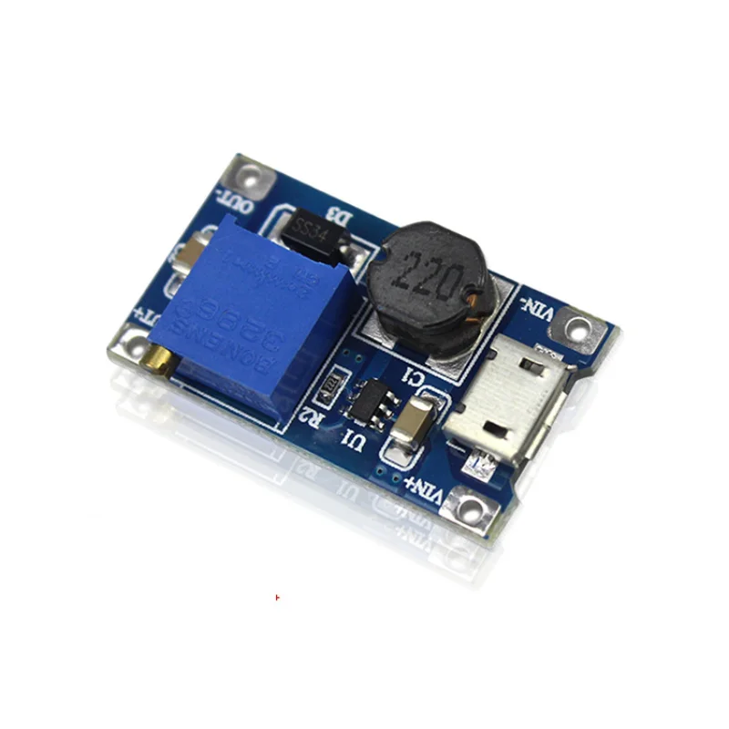 

DC-DC Voltage stabilized power supply module Adjustable boost& buck voltage regulator module LM2596S-ADJ MT3608 MP1584EN