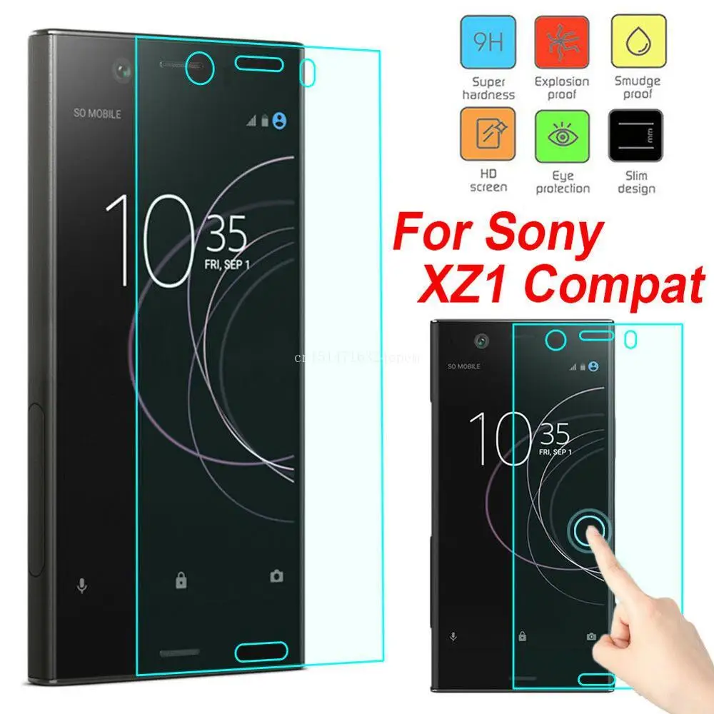 2 шт. закаленное стекло для sony Xperia 1 XZ4 XZ3 X XZ1 X Compact XA1 XA Ultra XZ XZS XZ2 XZ Премиум протектор экрана стекло