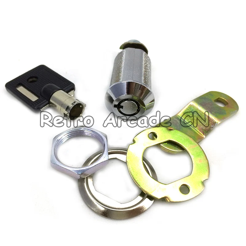 

27mm Arcade Vending Machine Cabinet Zinc Alloy Cylinder Cam Lock with 2 Keys Desk Drawer Safety Furniture MailBox File Toolbox