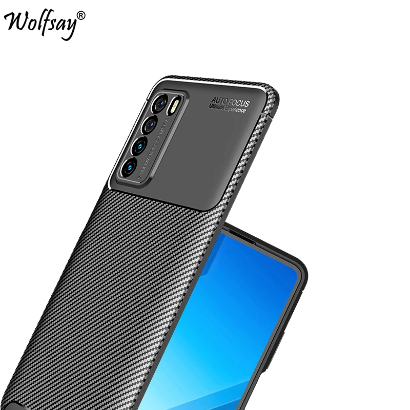 

For Honor Play4 Case Bumper Silicone Carbon Fiber Shockproof Phone Case For Honor Play 4 5G Cover Case Honor Play4 4 T 4T Pro