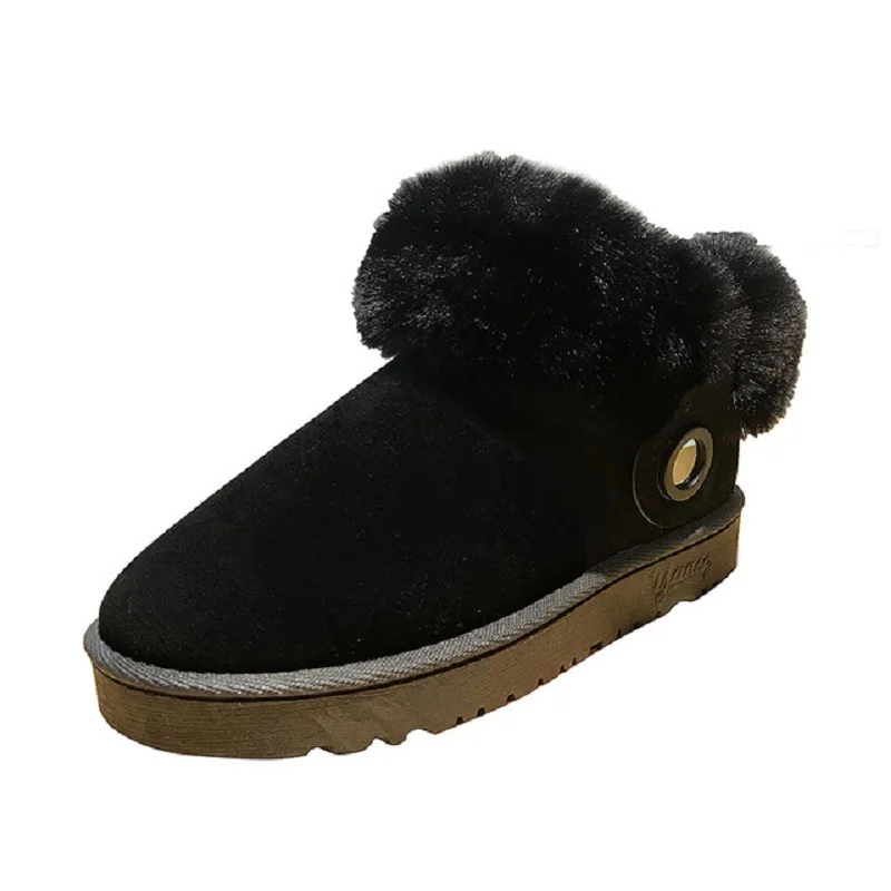 

Short snow boots women winter 2020 new net red warm suede thickening Korean version of wild students outdoor cotton shoes