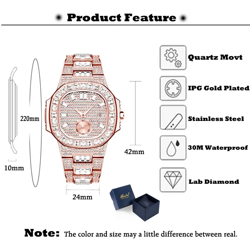 Прямая поставка мужские дизайнерские часы Patek PP Nautilus 7014 из розового золота стиль