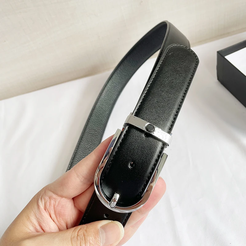 Роскошные дизайнерские ремни с пряжкой язычком мужские высококачественные