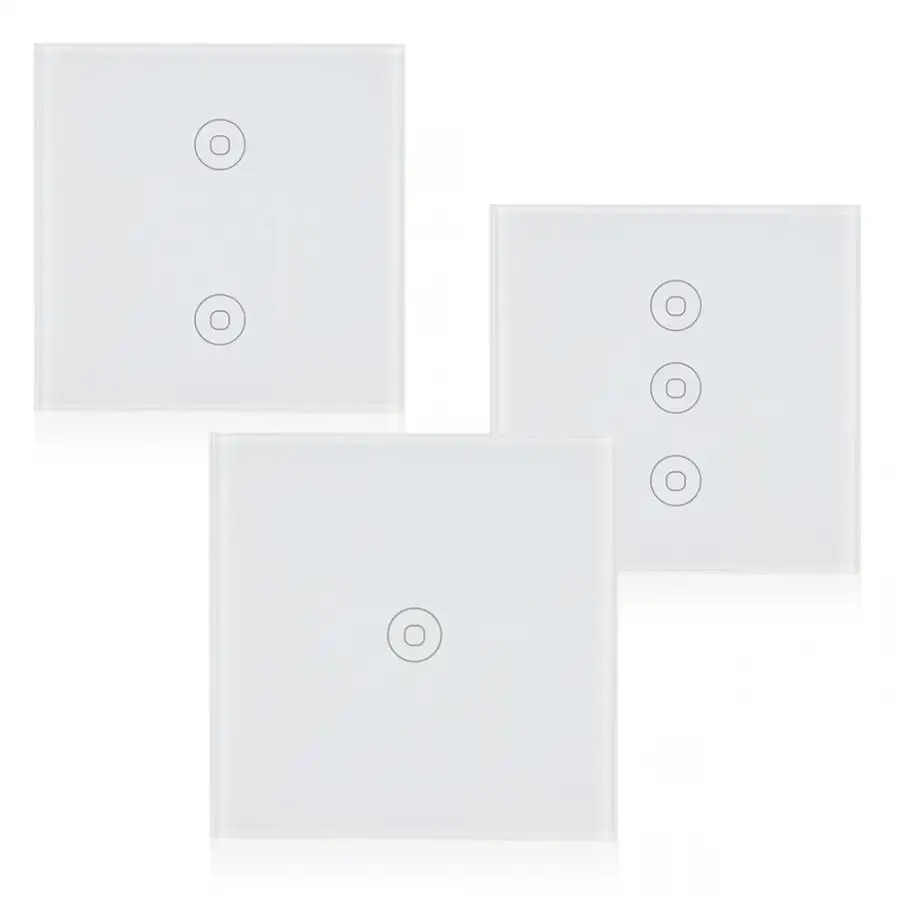 Смарт WiFi настенный сенсорный переключатель RF Голосовое управление панель для Alexa