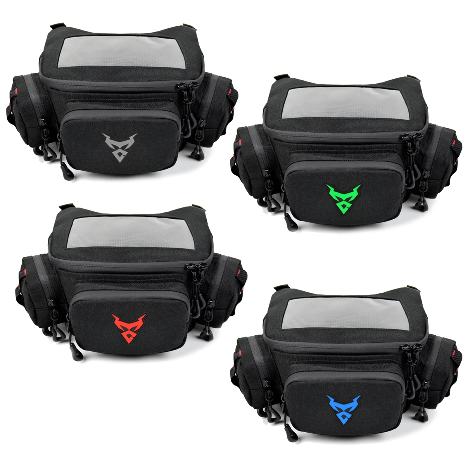 

Motorcycle Bag Touch Screen Motorcycle Navigation Bag Motocross Fuel Tank Bag Magnetic Fixed Straps Mobile Phone Navigation Bag