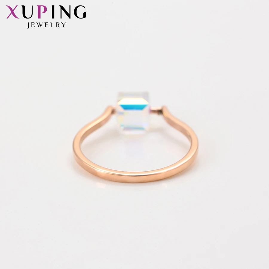 От бижутерии Xuping нержавеющая сталь романтичное кольцо с кристаллами для Для