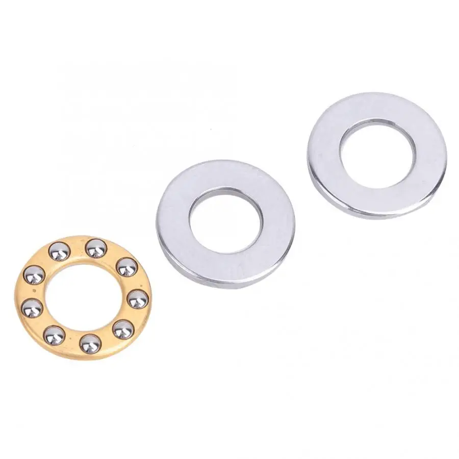 10 шт./компл. миниатюрный металлический упорный шарикоподшипник из плоской