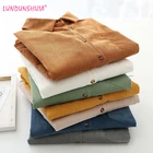 Блузка женская Вельветовая с длинным рукавом, 7 цветов, повседневная, весна 2020