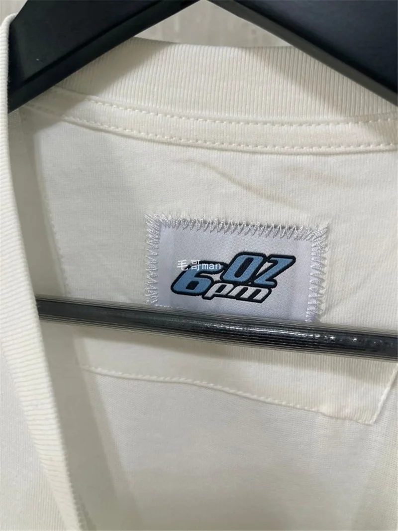 

2021ss 6PM 6PMSEASON T-shirt Men Women 1:1 Best-Quality T Shirt Color LOGO letter printing Tops Tee