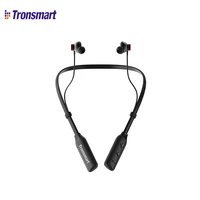 original tronsmart s2 plus bluetooth 5 0 neckband earphones wireless headset voice control deep bass 24h play