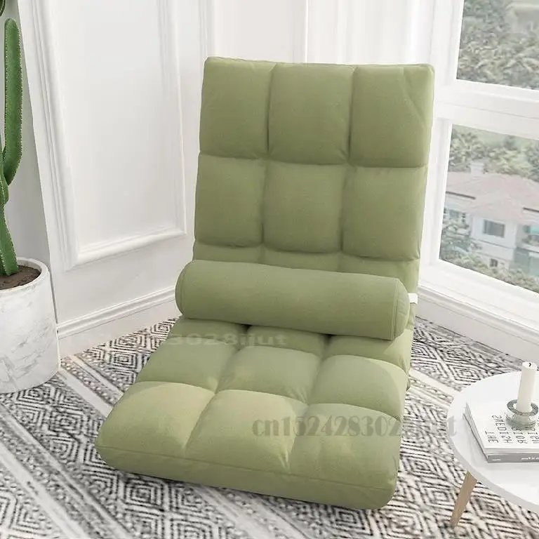 저렴한 게으른 소파 베이 창 다다미 홈 소파 침대 낮잠 접이식 의자 싱글 이중 목적 휴대용 소파 의자 다양한 색상 옵션