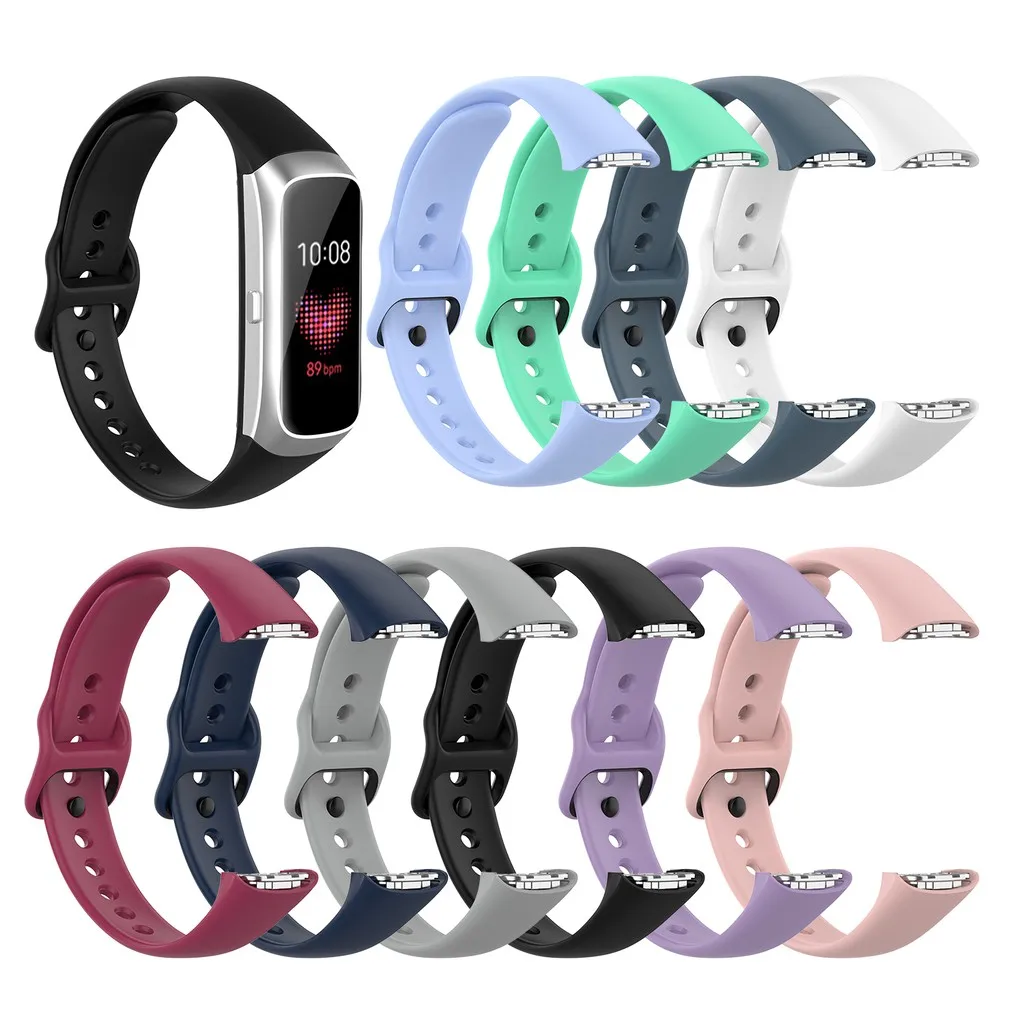 EiEuuk мягкий силиконовый замена спортивный ремешок браслет для Samsung Galaxy Fit SM R370