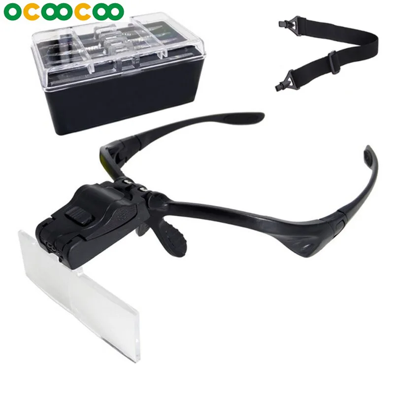 Аксессуары для перманентного макияжа Microblading светодиодный увеличительное стекло