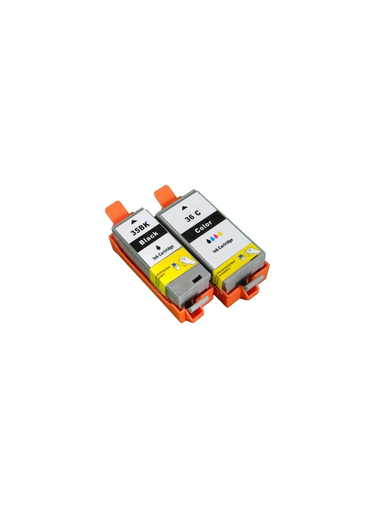 Картридж PGI35 CLI36 совместимый с canon 35 36 PIXMA iP100/iP100 mini260/320 PGI-35BK CLI-36C | Компьютеры и офис