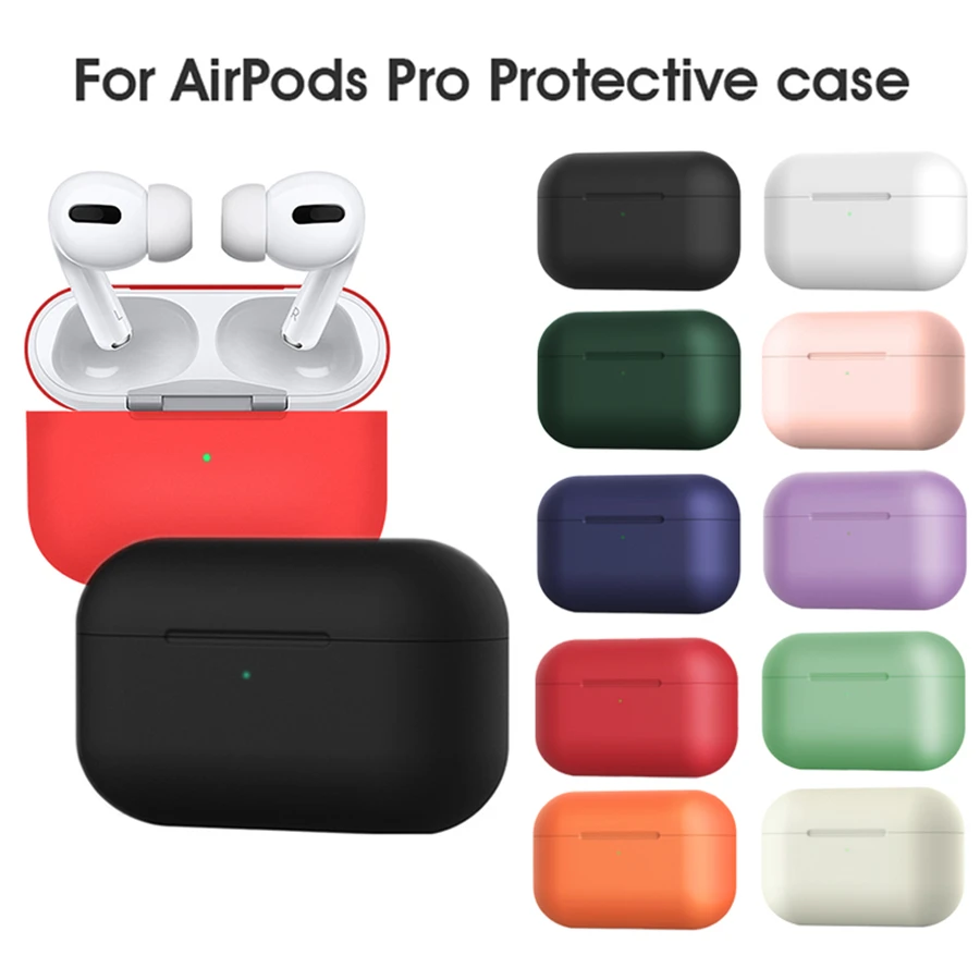 Силиконовый чехол для Airpods Pro беспроводных наушников apple airpods pro Bluetooth Air Pods