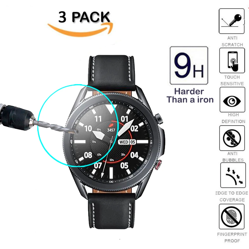 Аксессуары пленка для Galaxy Watch 46 мм 42 версия 3 41/45 закаленное стекло galaxy watch3