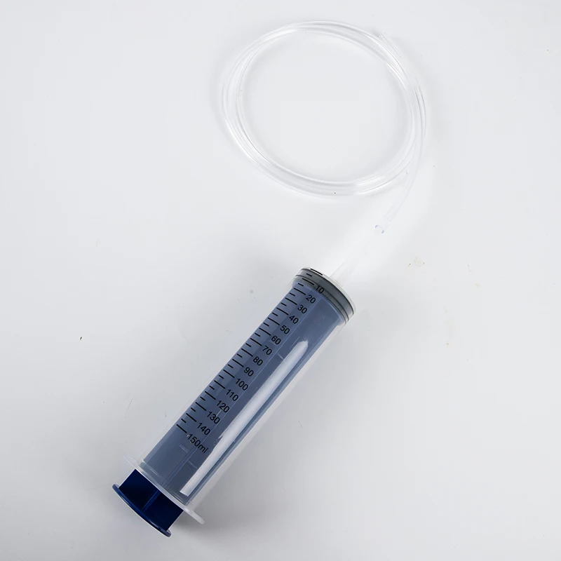 

Reusable Plastic Syringe Bubble Syringe Oil Syringe Fluid Brake Fluid Hose 150cm