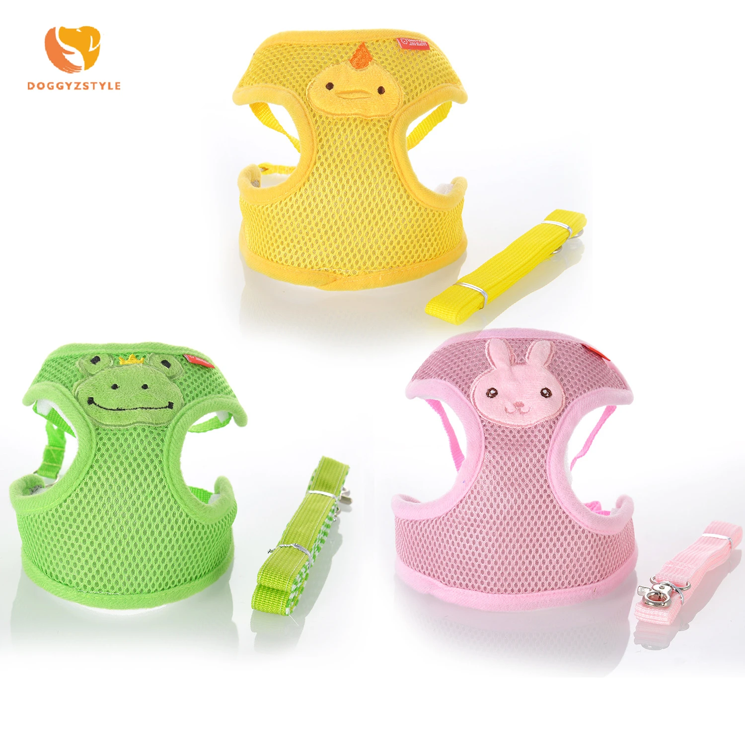 Мягкая Воздухопроницаемая сетчатая шлейка для маленьких собак жилет с милым