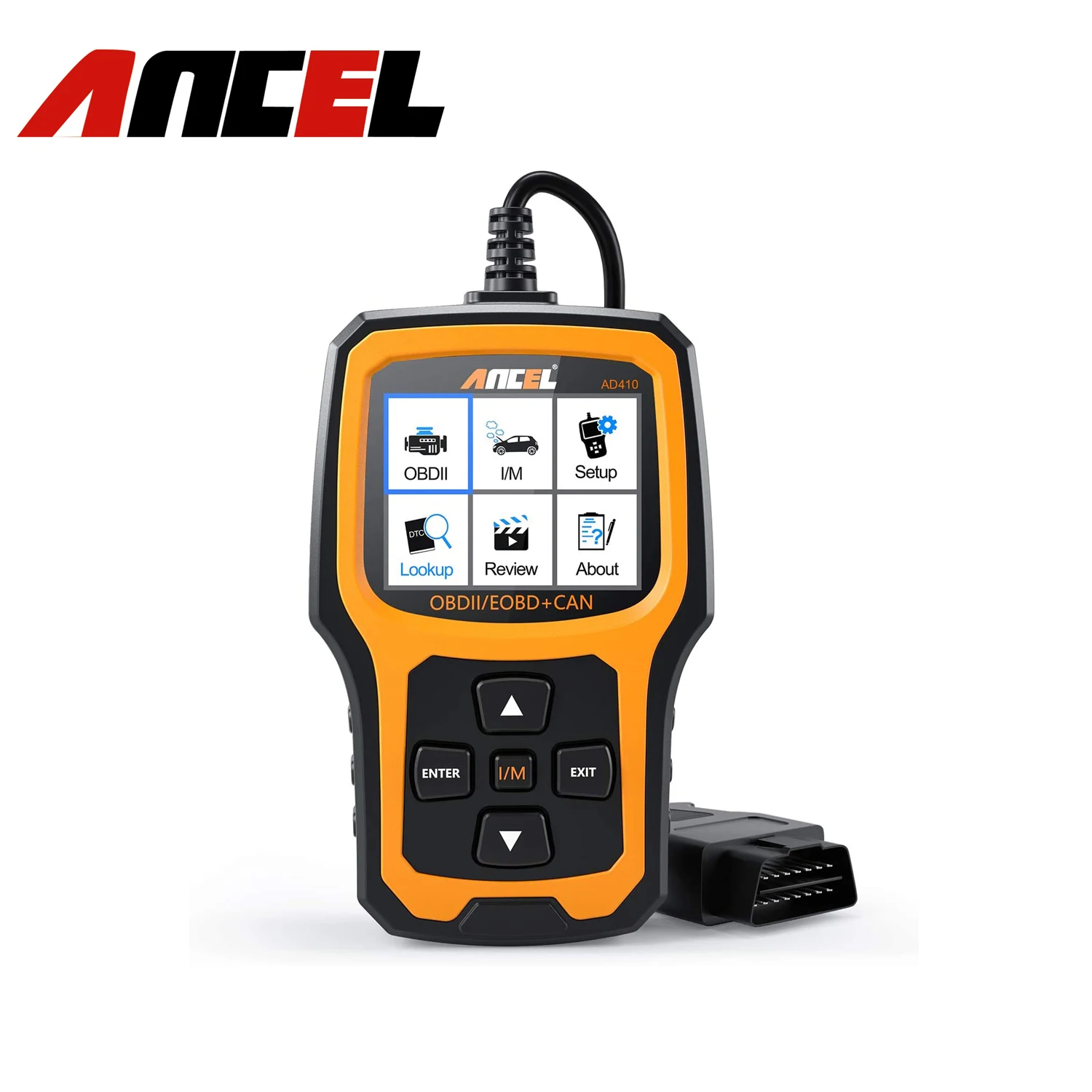 ANCEL Enhanced OBD II Vehicle Code Reader Automotive OBD2 Scanner Auto Check Engine Light Scan Tool Emission Analyzer